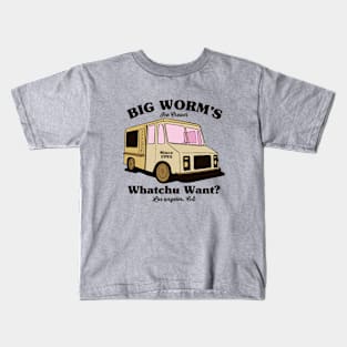 Big Worm's Ice Cream - Los Angeles CA Kids T-Shirt